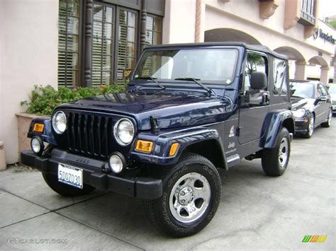 2003 Patriot Blue Jeep Wrangler X 4x4 Freedom Edition 1042433 Photo 2