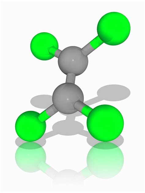 Tetrachloroethylene Chemical Compound Molecule Photograph by Laguna ...