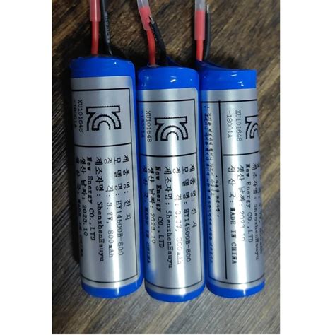 Kc Certificate 14500 Battery 800mah 3 7v Rechargeable Li Ion Battery