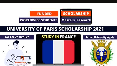 University Of Paris Scholarships For worldwide Students, 2021-2022 - International