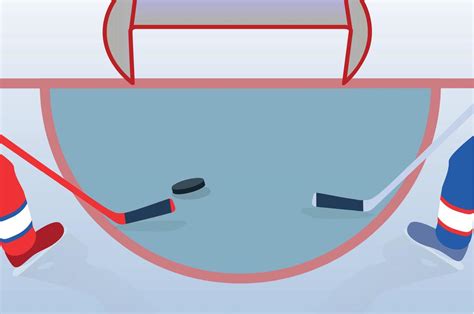 Ice Hockey Player with Stick and Puck. Vector Illustration. 4553525 ...