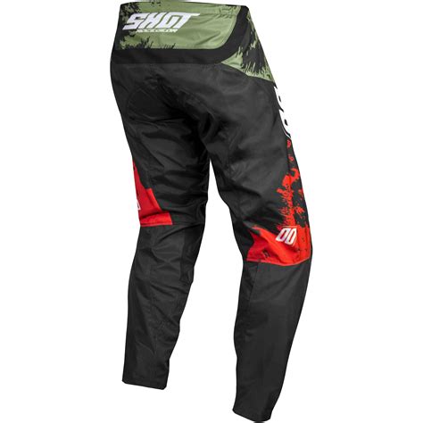 Pantalon Cross Contact Shadow Shot Kaki Rouge Maxxess Fr Pantalon Cross