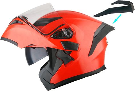 1storm Motorcycle Modular Full Face Helmet Flip Up Dual Visor Sun Shield Hb89 Carbon Fiber Black