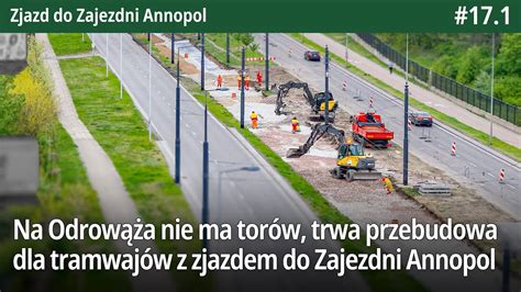 17 1 Nie ma torów Tramwajowych na Odrowąża trwa przebudowa dla