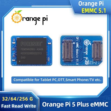 Orange Pi Plus M Dulo Emmc D Nand Gb Gb Gb Velocidades