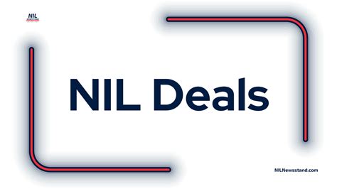 Nil Deals — Nil Newsstand Nil News