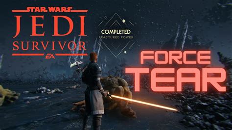 Star Wars Jedi Survivor Fractured Power Force Tear Pc Ultra Wide Youtube