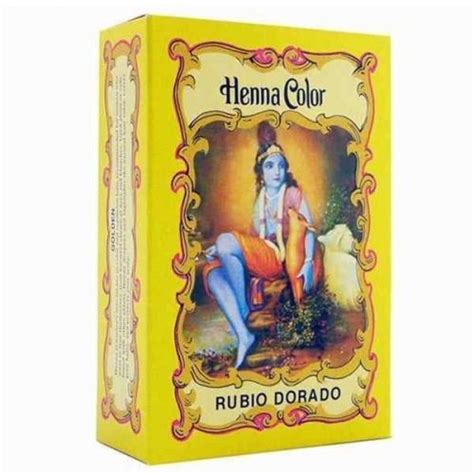 Radhe Shyam Henna Rubio Claro Polvo 100 Gr Garasaude