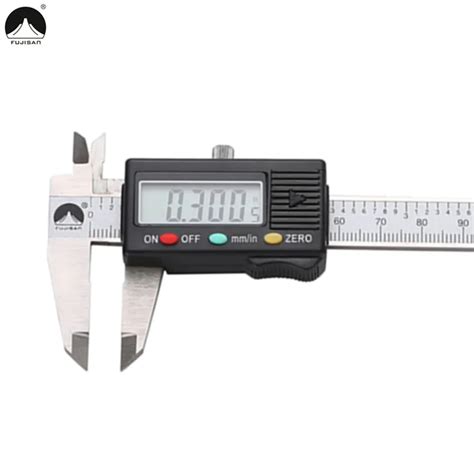 0 100mm 0 01mm Electric Stainless Steel Digital Vernier Dial Caliper Gauge Micro Metalworking