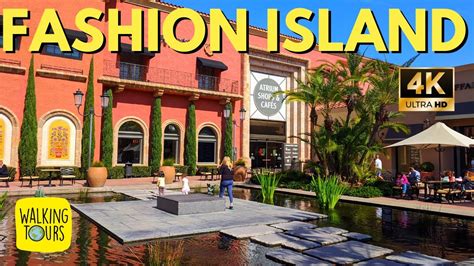 Upscale Mall Fashion Island In Newport Beach California Usa 4k