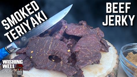 How To Make Smoked Teriyaki Beef Jerky Most Delicious And Easy Recipe Youtube