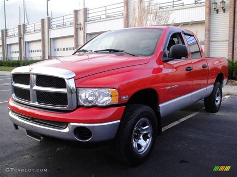 2005 Flame Red Dodge Ram 1500 Slt Quad Cab 4x4 22845109 Photo 13 Car Color