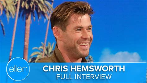 Chris Hemsworth Full Interview Avengers Endgame People S Sexiest Man