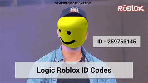 20+ Logic Roblox ID Codes To Rock The American Rap [2024] - Game Specifications