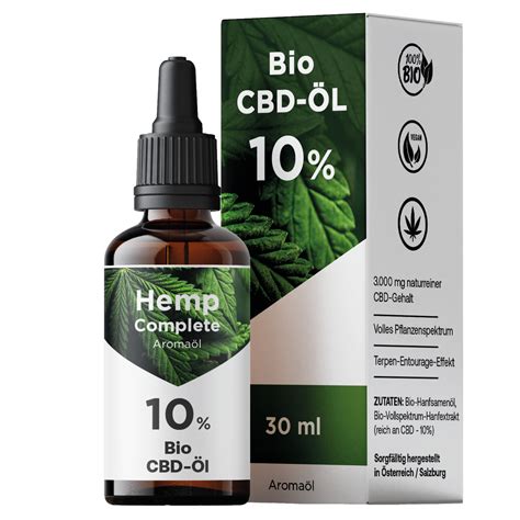 Bio CBD Öl Hemp Complete mit 5 25 aus Premium Hanf