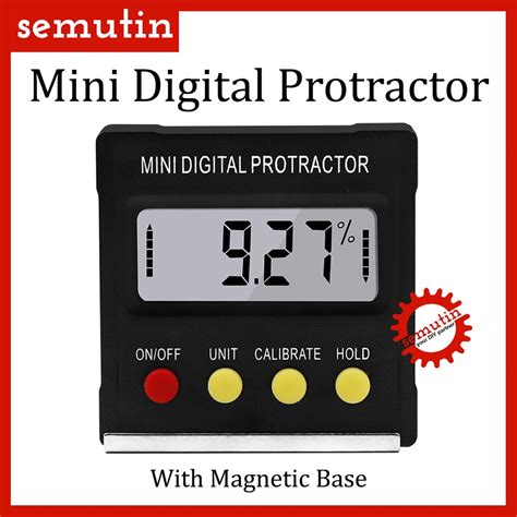 Mini Digital Protractor Inclinometer Alat Ukur Sudut Kemiringan Base Magnetik Angle