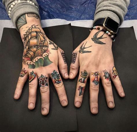 Pin by Sarah on Tattoos ️ Traditional | Traditional hand tattoo, Hand ...