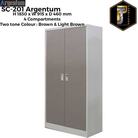 Filling Cabinet Steel Cupboard Lemari Arsip Besi SC 201 Argentum