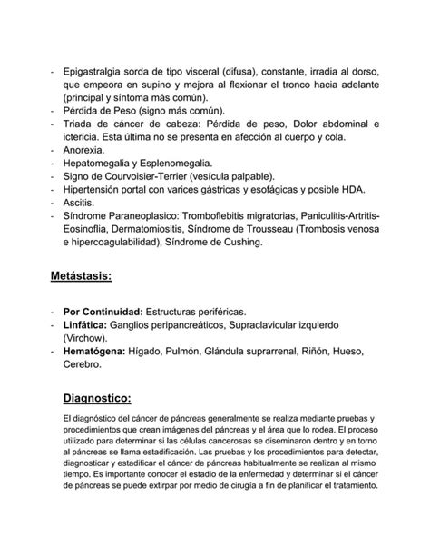 Cancer De Pancreas Pdf