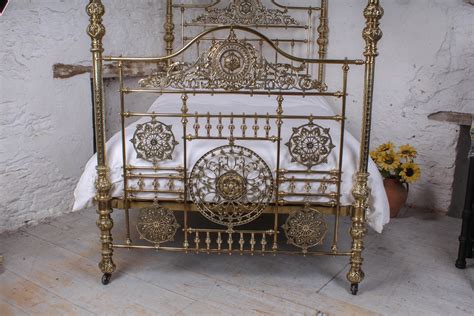 Spectacular Winfield Four Poster King Size All Brass Bed