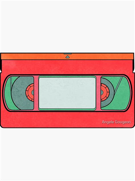 Vhs Sticker For Sale By Anmgoug Redbubble