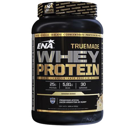 Proteína Ena Whey Protein Truemade Banana X 930gr Ena Suplementos