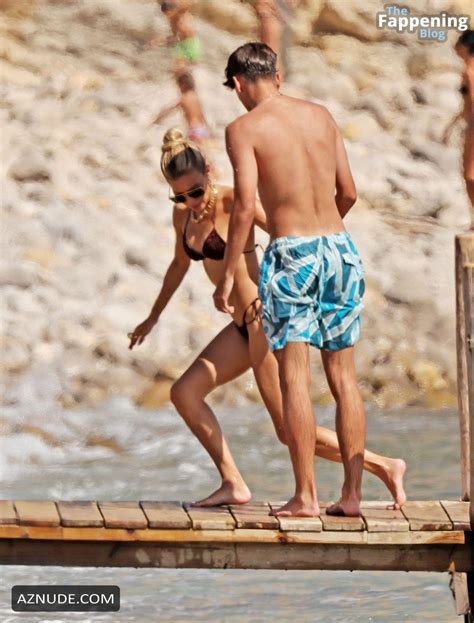 Sylvie Meis Sexy Spotted Showing Off Her Hot Bikini Body In Ibiza Beach AZNude