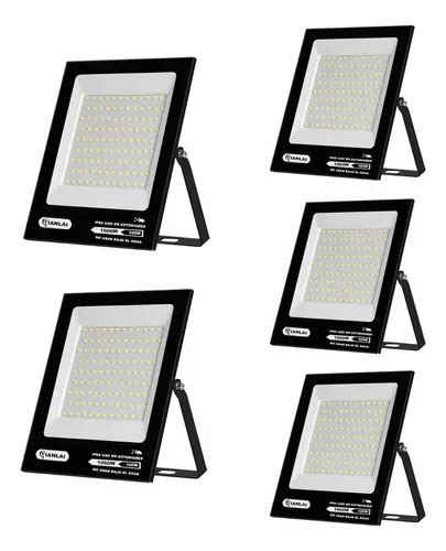 Piezas Reflector Led W W Para Exterior Leds Luz Env O Gratis