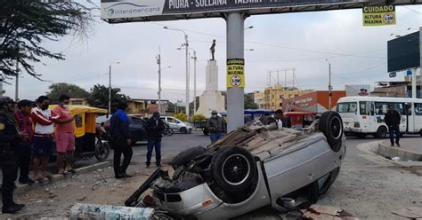 Piura accidente de tránsito en óvalo Cáceres deja un muerto Sociedad