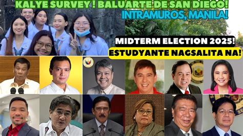 Heto Na Boses At Opinyon Ng Mga Estudyante Kalye Survey Baluarte De