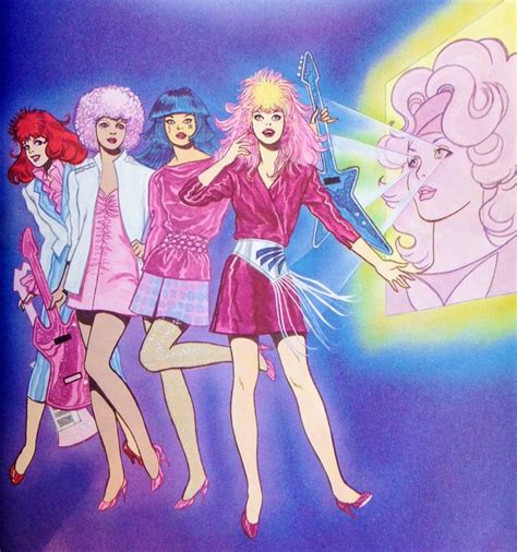 1986 Jem Battle Of The Bands Book Illustration Jem And The Holograms 80s Cartoons Best 80s