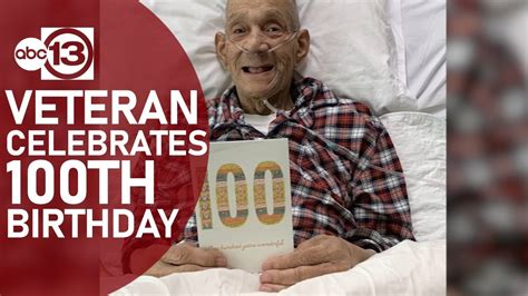 Wwii Vet Receives Birthday Cards For His 100th Birthday Youtube