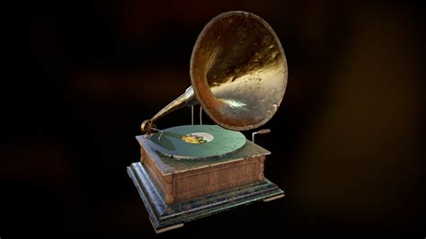 Animation Old Gramophone Deep3dsea