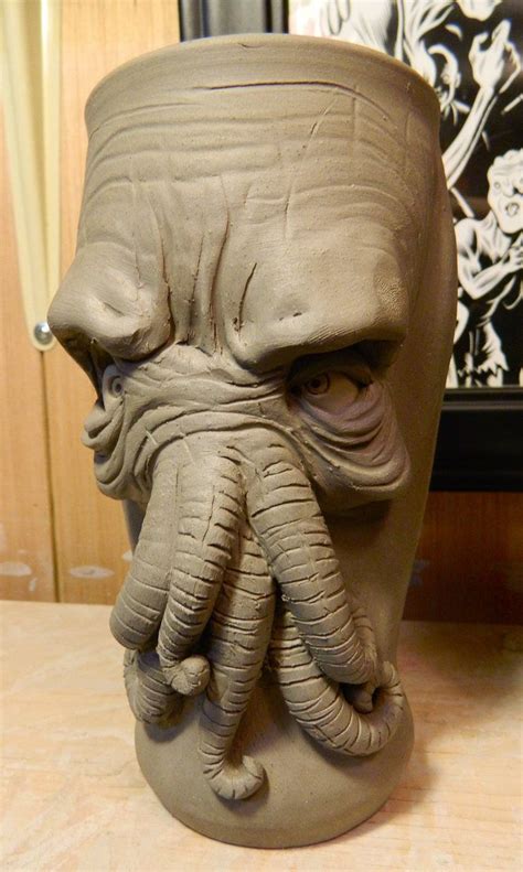 Cthulhu Beer Mug 2013 Wip By Thebigduluth On Deviantart Sculpture