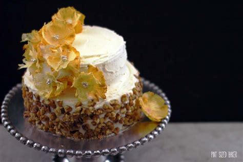 Hummingbird Cake Recipe With Pineapple Flowers • Pint Sized Baker