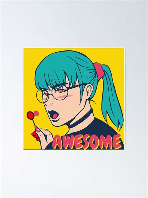 Awesom Cute Anime Girl Poster For Sale By Tariqziyad Redbubble