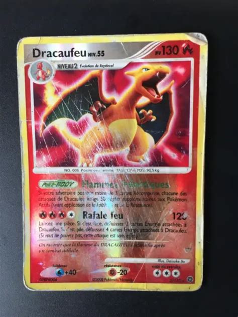 Carte Pok Mon Dracaufeu Reverse Diamant Et Perle Merveilles