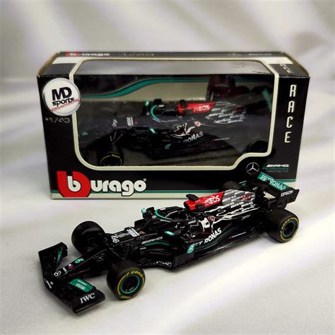 Mercedes W Lewis Hamilton Caja Normal Burago Tienda