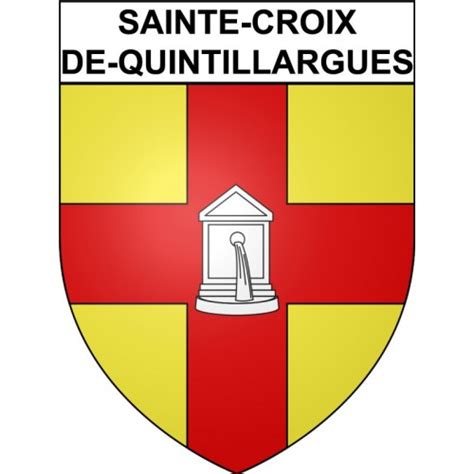 Sainte Croix De Quintillargues Ville Stickers Blason Autocollant