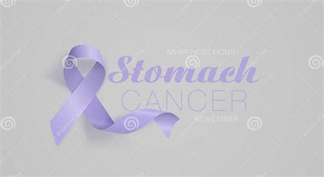 Stomach Cancer Awareness Calligraphy Poster Design Realistic