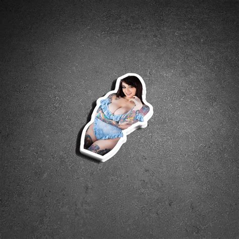 Blue Lace Lingerie Sticker Etsy