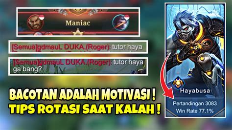 TIM TROLL DIBACOTIN MUSUH TIPS MEMBALIKAN KEADAAN TIM SAAT KALAH