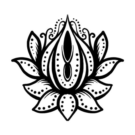 Premium Vector Mehndi Lotus Flower Pattern For Henna Drawing And Tattoo