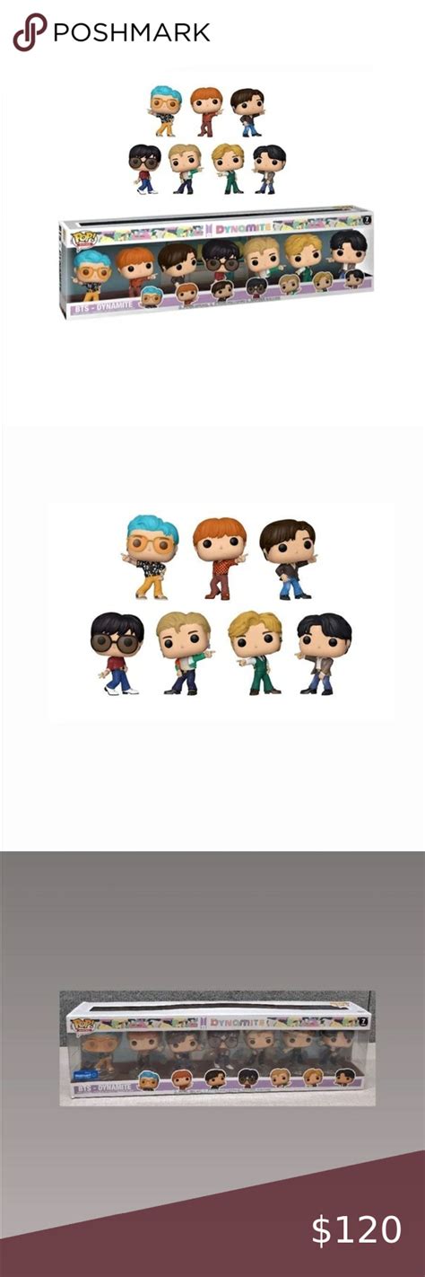 BTS Dynamite Funko Pop Rocks Vinyl Figures Vinyl Figures Funko