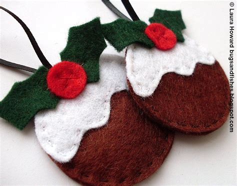 Felt Christmas Pudding Ornaments Diy Felt Christmas Ornaments Felt