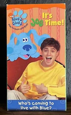 Blue S Clues It S Joe Time Vhs Video Tape Grelly Usa