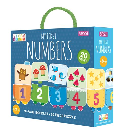 Wholesale Sassi My First Numbers Puzzle And Book Set Axis Toys And Ts