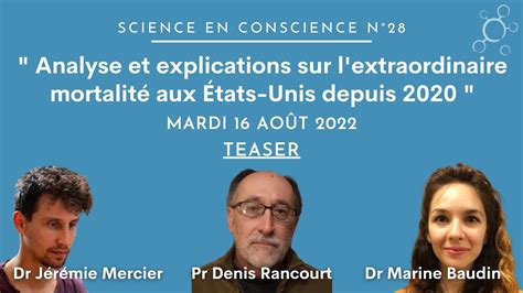 Teaser Analyse Et Explications Sur L Extraordinaire Mortalit Aux