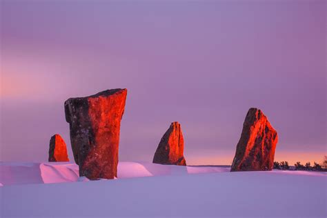 Red Dawn Nine Stones Close Peak District Uk Bronze Age S Flickr