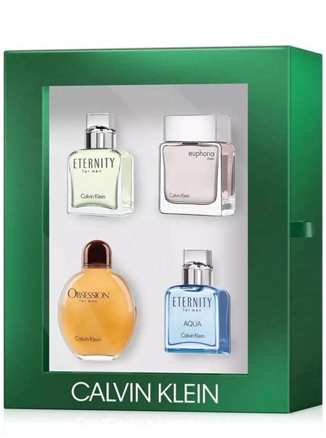 Calvin Klein - Calvin Klein Mini Cologne Gift Set for Men, 4 Pieces (Eternity, Euphoria ...